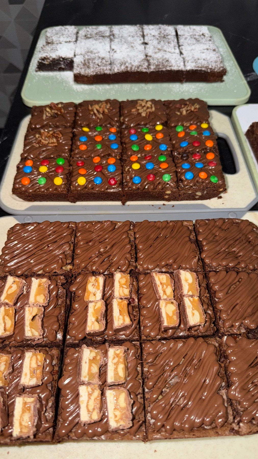 Brownies Crave It recién preparados